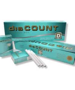 Discount menthol cigarette carton packs
