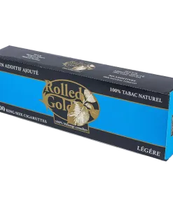 Rolled gold light cigarettes carton