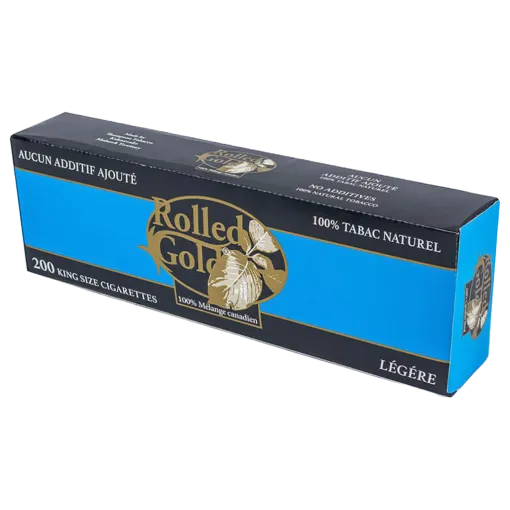 Rolled gold light cigarettes carton
